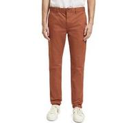 Scotch & Soda Mott Seasonal Essential In Organic Cotton Deep Toffee Taille: W31L32 | Pantalons tailleur Outlet | Homme |