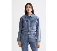 Scotch & Soda Mountain Dyed Denim Canvas Workwear Jacket Navy Taille: M | Vestes courtes Outlet | Femme | Bleu