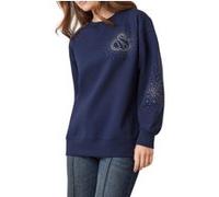 Scotch & Soda Oversized Graphic Sweatshirt Navy Taille: M | Pulls Outlet | Femme | Bleu