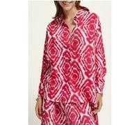 Scotch & Soda Oversized Shirt With Print Disco Tie Dye Pop Pink Taille: 40 | Chemises à boutons Outlet | Femme | Rose