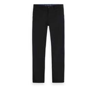 Scotch & Soda Pantalon Chino en Coton Stretch Core Stuart pour Homme, Noir, 33W / 32L