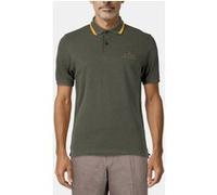 Scotch & Soda Pique Ss Polo Heritage Green Hthr Taille: L | Polos Outlet | Homme | Vert