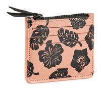 SCOTCH & SODA Porte-monnaie rouge noir en cuir pour femme - Printed Leather Cardholder L Combo L 65480