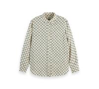 Scotch & Soda Printed Relaxed Fit Shirt, Doubles Net, 36 Femmes