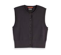 Scotch & Soda Pull Spencer en Tricot Compact pour Femme, Anthracite A U078, XL