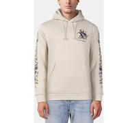 Scotch & Soda Relaxed Fit Fleece Graphic Hoodie Parchment Taille: XL | Sweatshirts à capuche Outlet | Homme | Blanche