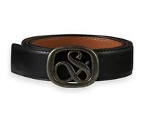 Scotch & Soda Reversible Ampersand Belt Black Taille: S | Ceintures Outlet | Femme | Le Noir