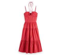 Scotch & Soda Robe midi en Coton Seersucker, House of Mirrors Pink 638, 36