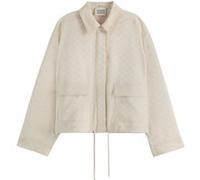 Scotch & Soda Satin Jacquard Utility Shirt Calico Taille: 36 | Vestes Outlet | Femme