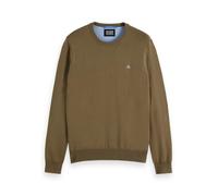 Scotch & Soda Seasonal Core-Viscose Regular fit Crewneck Sweat-Shirt, Golden Brown, L Hommes