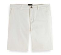 Scotch & Soda Short en sergé de Coton mélangé pour Homme, Blanc cassé., 28W
