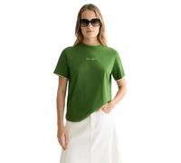 Scotch & Soda Slub Chest Artwork T-Shirt, Garden Green U373, L Femme