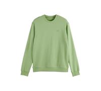 Scotch & Soda Sweat-Shirt à col Rond avec Logo Essential Badge pour Homme, Pistache, S