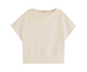 Scotch & Soda Sweat-Shirt sans Manches en Tencel pour Femme, Soft Ice, M