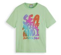 Scotch & Soda T-shirt à Manches Courtes Front Artwork