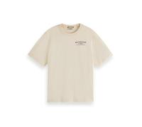Scotch & Soda T-Shirt Ample délavé Artwork, Soft Ice 111, M