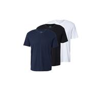 SCOTCH & SODA T-Shirt bleu foncé / noir / blanc, Taille M