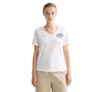 Scotch & Soda T-Shirt imprimé Poitrine flammé, Blanc Brillant U138, L