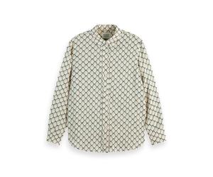 Scotch & Soda T-Shirt imprimé pour Femme Coupe décontractée, Double Filet, 36