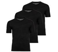 SCOTCH&SODA T-Shirts Homme, Lot 3, Col V Ultra Doux, Noir/Blanc/Bleu