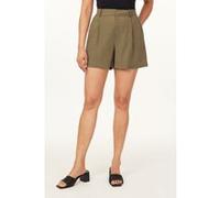 Scotch & Soda Tailored Pleat Shorts Dusky Olive Taille: 26 | Shorts de Sport Outlet | Femme | Vert