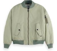 Scotch & Soda Technical Nylon Bomber Sage Taille: L | Blousons d'aviateurs Outlet | Femme | Vert