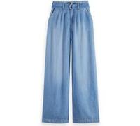 Scotch & Soda The Daze Paper Bag Wide Leg Pant - Sea Shells Sea Shells Taille: S/32 | Évasés pantalons Outlet | Femme |