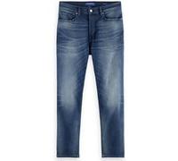 Scotch & Soda The Drop Regular Tapered Jeans - Secret Blauw Taille: W28L32 | Jeans slim Outlet | Homme | Bleu