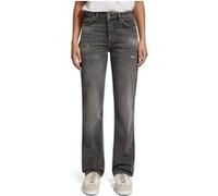 Scotch & Soda The Sky Plus High Rise Straight Jeans - True North Light Taille: W28L32 | Jeans droits Outlet | Femme |