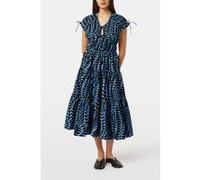Scotch & Soda Tiered Poplin Midi Dress House Of Mirrors Blue Taille: 34 | Robes Outlet | Femme | Bleu