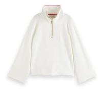 Scotch & Soda Trumpet Sleeve Embroidery Detail Sweatshirt Vanilla Ice Taille: 14 | Pulls Outlet | kids | Blanche