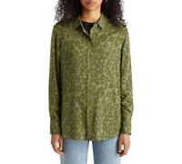 Scotch & Soda Viscose Printed Relaxed Fit Shirt Poetry Leopard Military Taille: 42 | Chemisiers Outlet | Femme |