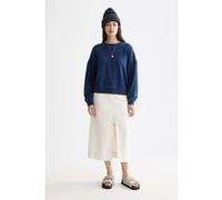 Scotch & Soda Washed Indigo Crew Neck Sweatshirt With Balloon Sleeves Wash Taille: XS | Manches longues Outlet | Femme | Bleu