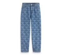 Scotch & Soda Women's The Tide Balloon Jeans with Longer Inseam Monogram, 24W x 32L