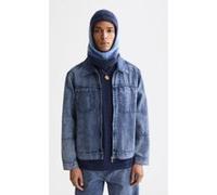 Scotch & Soda Workwear Bomber Jacket In Denim Washed Canvas Navy Taille: XL | Blousons d'aviateurs Outlet | Homme | Bleu