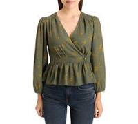 Scotch & Soda Wrap Top Mystic Sky Olive Taille: 34 | Chemisiers Outlet | Femme | Vert