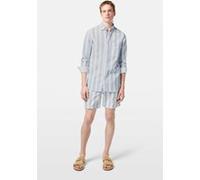Scotch & Soda Yarn-dyed Linen Blend Striped Regular Fit Shirt Sky Blue Str Taille: XXL | Casual chemises Outlet | Homme | Blanche