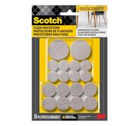 Scotch SP842-NA Lot de 36 Patins Ronds en Feutre 3M pour protéger Les planchers en Bois Franc, Beige, 41 cm, 40,6 à 2,5 cm, 10,2 à 3,8 cm