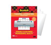 Scotch TP5854-100 100pièce(s) pochette plastique - Pochettes plastiques (Transparent, Thermique, 0,127 mm, 226,1 mm, 292,1 mm, 100 pièce(s))