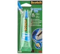 Scotch Tube de Colle Transparente à Usage Domestique, sans Solvant, 1 Tube, 30 ml - Colle Multi-Usage pour la Maison, l'Ecole ou le Bureau