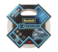 ScotchBlue Extremium Ruban Adhésif Haute Performance, INVISIBLE - 1 Rouleau, 20 m x 48 mm - Extra Fort, Idéal Réparations Discrètes, Verre et Plastique, Résistant Eau et UV