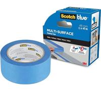 ScotchBlue Ruban de masquage multi-surfaces de qualité supérieure, 48 mm x 41 m, 1 rouleau/paquet - Ruban adhésif bleu Scotch pour peinture et décoration, intérieur et extérieur, adhère bien, 70%