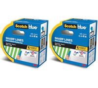 ScotchBlue Sharp Lines Ruban de masquage 48 mm x 41 m, 1 rouleau/paquet, PEFC Controlled Sources SGSCH-PEFC-COC-110078 (Lot de 2)