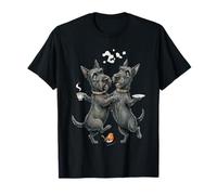 ScotchTerrier Chiens Dansent joyeusement avec Tasse de café Le Matin T-Shirt