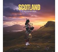Scotland 2026 Calendar: Scenic Monthly Views of Highlands, Edinburgh Castle, Loch Ness & Coastal Villages • U.S. Holidays with Notes | 8.5 × 8.5 in