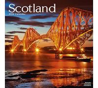 Scotland Calendar 2026 Square Travel Wall Calendar - 16 Month
