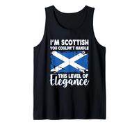Scotland Flag Proud Elegant Scottish Boyfriend Girlfriend Débardeur