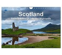 Scotland - From Edinburgh into the Highlands (Wall Calendar 2027 DIN A4 landscape), CALVENDO 12 Month Wall Calendar: Travel all the way across Scotland and discover the beauty of the country