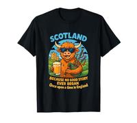 Scotland Humour Scottish Funny Proud Scotland Coo T-Shirt