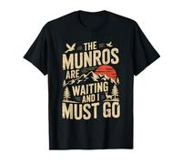 Scotland Munros Bagging Camping Randonnée Marche Vacances T-Shirt